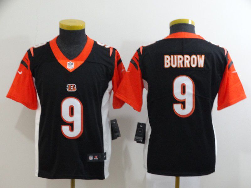 Youth Cincinnati Bengals #9 Burrow Black Nike Vapor Untouchable Stitched Limited NFL Jerseys->houston astros->MLB Jersey
